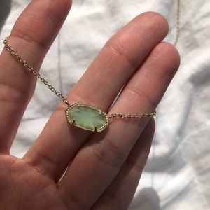 Light Green Kendra Scott Elisa Necklace